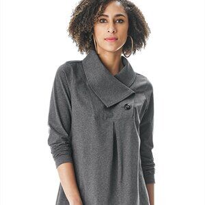 ✨ eShakti Asymmetric Collar Cotton Jersey Top (Style CL0079686) ✨